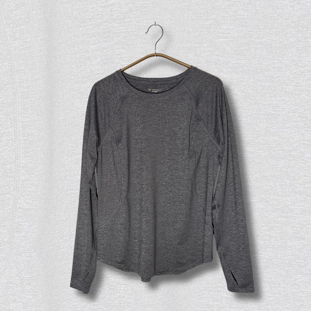 Tek Gear Dark Gray Long Sleeve Top